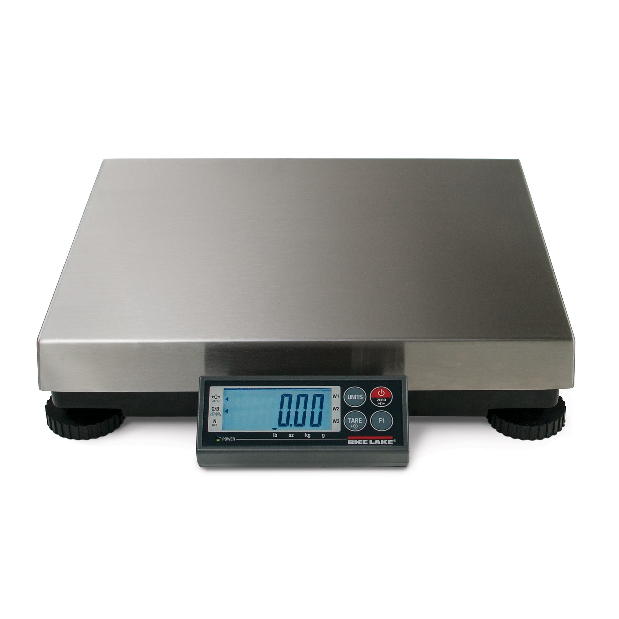 Rice Lake Postal Bench Scale - 70lb Capacity, 12in. x 14in. Stainless Steel Platform, Model# BP-P 1214-70SS